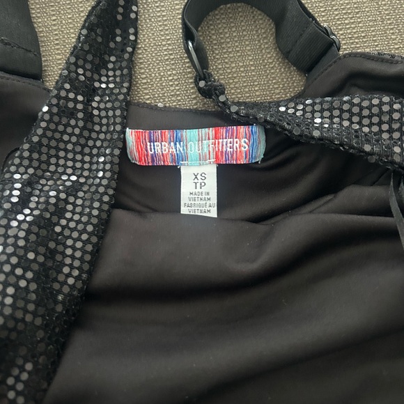 Urban Outfitters Black Sequin Mini Dress - Picture 2 of 3